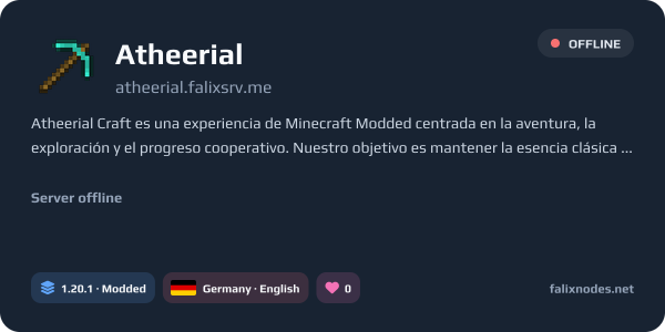 Atheerial live status banner