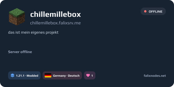 chillemillebox live status banner