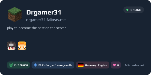 Drgamer31 live status banner