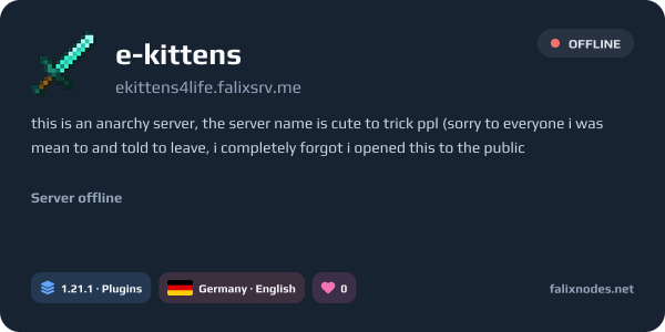e-kittens live status banner