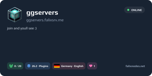 ggservers live status banner