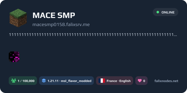 MACE SMP live status banner