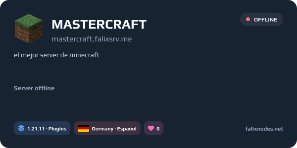 MASTERCRAFT live status banner