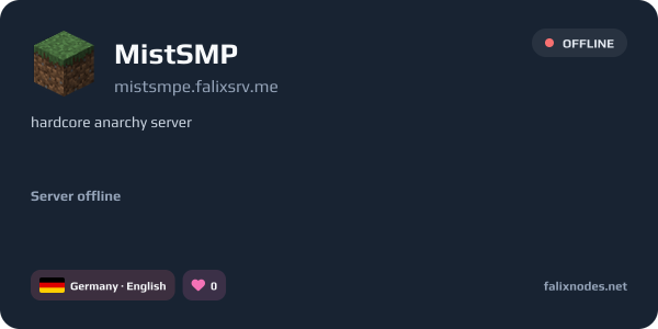 MistSMP live status banner