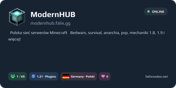 ModernHUB live status banner