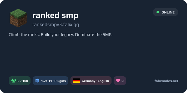 ranked smp live status banner