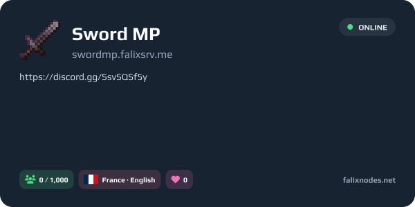 Sword MP live status banner