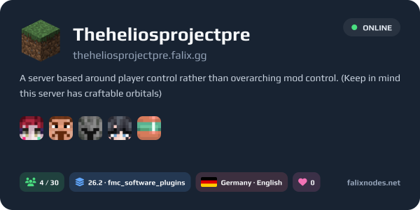Theheliosprojectpre live status banner