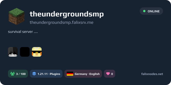 theundergroundsmp live status banner