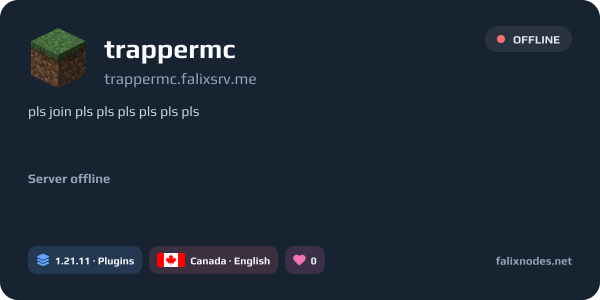 trappermc live status banner